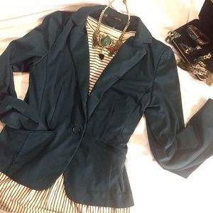 Teal Wrinkle Resistant Blazer